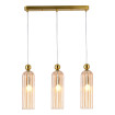 Lampa wisząca Piega 3 amber 3xE14