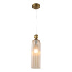 Lampa wisząca Piega 1 Bursztynowa 1xE14