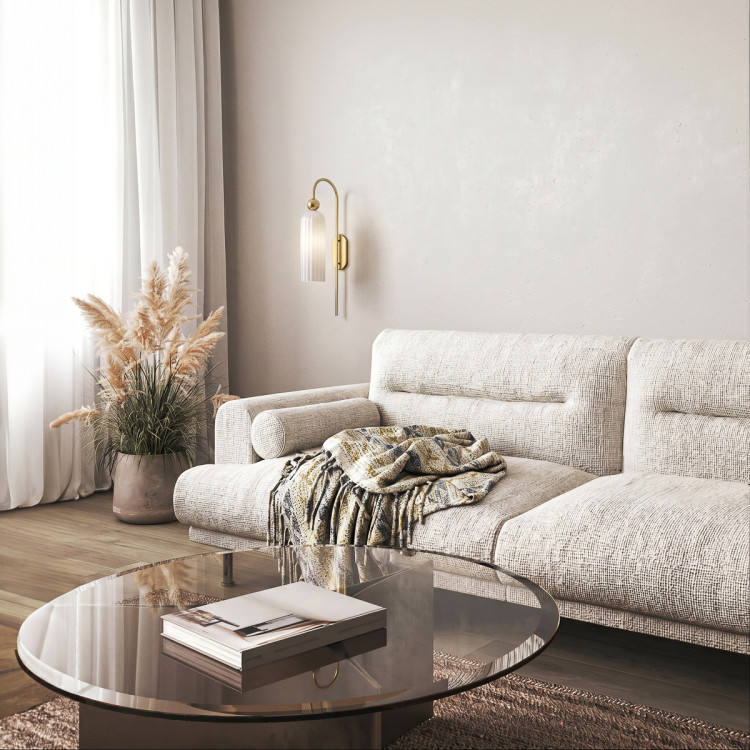 Elegancki kinkiet Piega White do salonu i sypialni - 13705