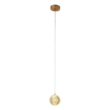 Lampa wisząca Brillant 1 złota LED CCT