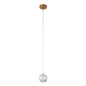 Lampa wisząca Brillant 1 złota LED CCT