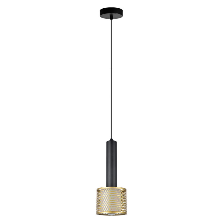 Lampa wisząca Amo złoto-czarna 1xE27 - 13731