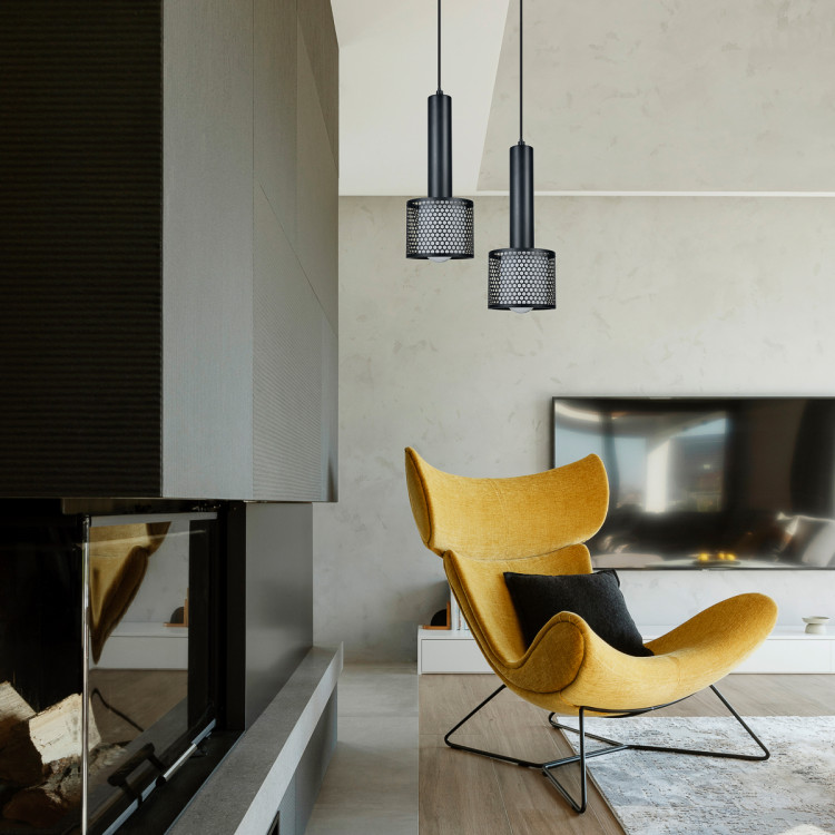 Lampa wisząca Amo czarna 1xE27 - 13737