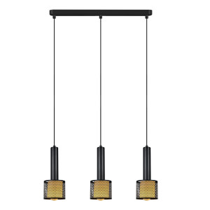 Lampa wisząca Amo czarna 3xE27