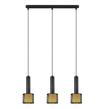 Lampa wisząca Amo czarna 3xE27