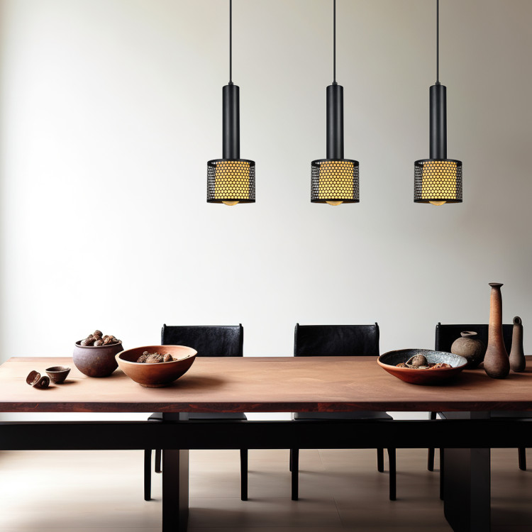 Lampa wisząca Amo czarna 3xE27 - 13744