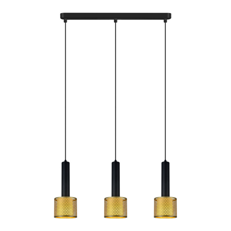 Lampa wisząca Amo czarno-złota 3xE27 - 13748