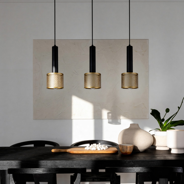 Lampa wisząca Amo czarno-złota 3xE27 - 13749