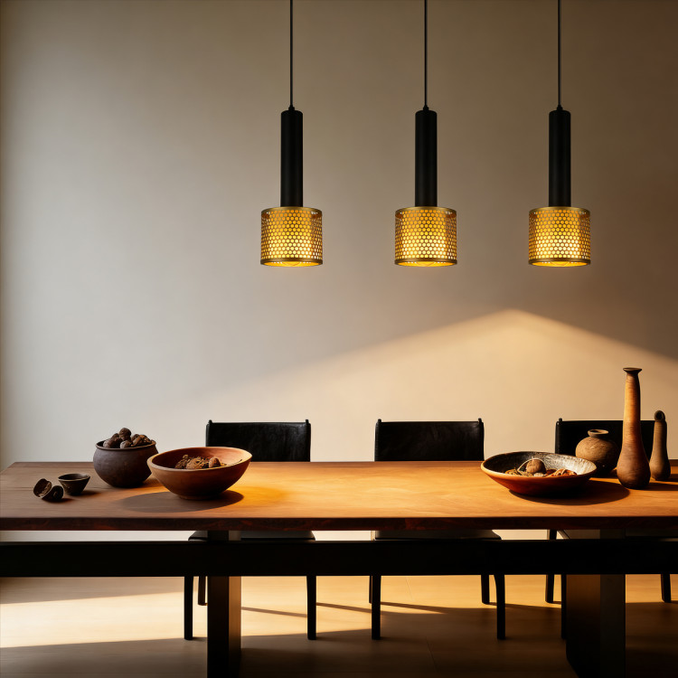 Lampa wisząca Amo czarno-złota 3xE27 - 13750