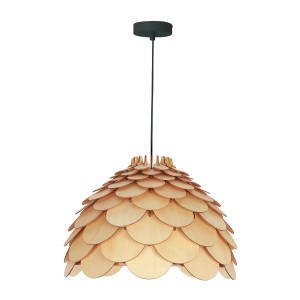Lampa Burgo z oprawą E27 i naturalnym designem