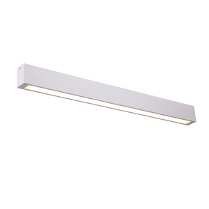 Lampa sufitowa Ibros duża LED CCT biała IP44 – widok frontowy