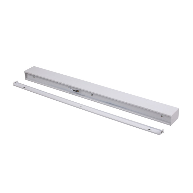 Smukła lampa natynkowa Ibros LED w kolorze białym - 13785