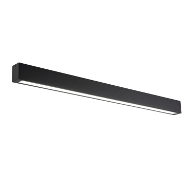 Lampa sufitowa Ibros XL LED CCT czarna IP44 – widok frontowy