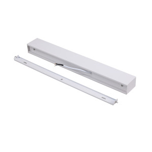 Smukła lampa natynkowa Ibros LED w kolorze białym
