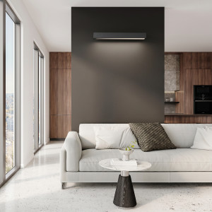 Kinkiet Ibros 93 cm czarny IP44 LED CCT