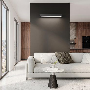 Kinkiet Ibros 93 cm czarny IP44 LED CCT