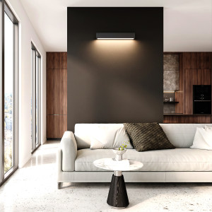 Kinkiet Ibros 63 cm czarny IP44 LED CCT
