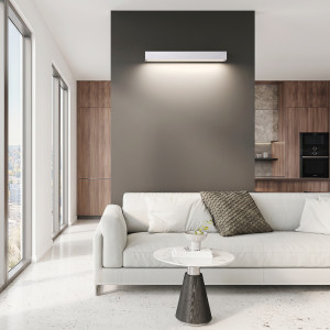 Kinkiet Ibros 93 cm biały IP44 LED 4000K