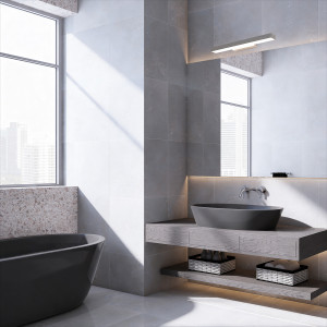Kinkiet Aqua 42 cm biały IP44 LED CCT
