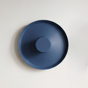 Plafon COCO 40 cm niebieski LED