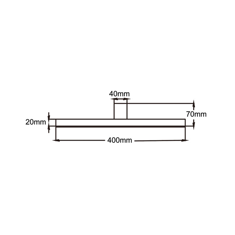 Kinkiet Nevada 40 cm biały IP44 LED 4000K - 14091
