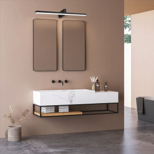 Kinkiet Nevada 90 cm czarny IP44 LED 4000K