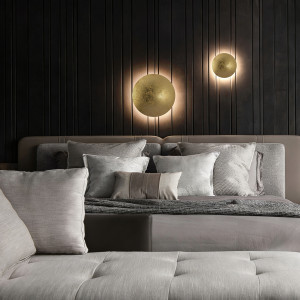 Plafon Platillo 16 cm złoty LED CCT