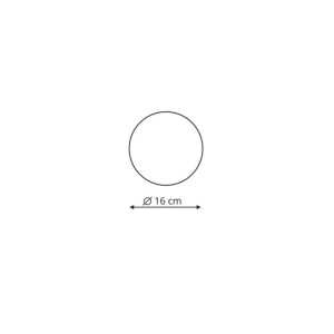 Plafon Platillo 16 cm złoty LED CCT