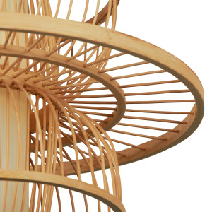 Rattanowa lampa wisząca Astra naturalna 1xE27