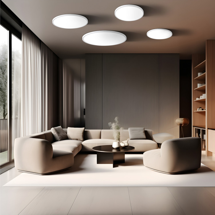 Plafon California 48 cm biały LED CCT - 14277