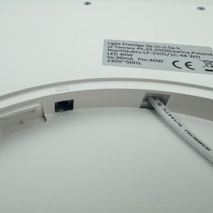 Plafon California 60 cm biały LED CCT