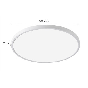Plafon California 60 cm biały LED CCT