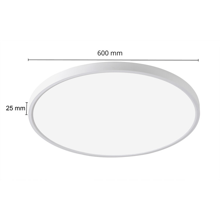 Plafon California 60 cm biały LED CCT - 14294