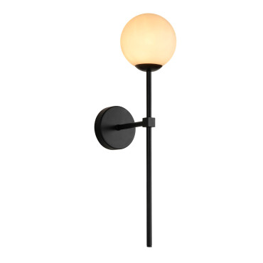 Kinkiet Piruleta czarny IP44 1xG9