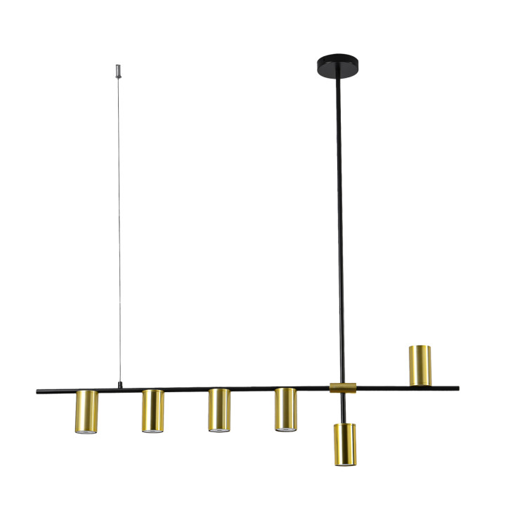 Lampa wisząca Arizona czarno - złota 6xGU10 - 14388