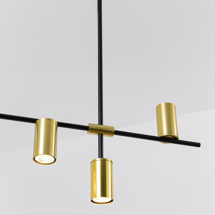 Lampa wisząca Arizona czarno - złota 6xGU10 - 14391