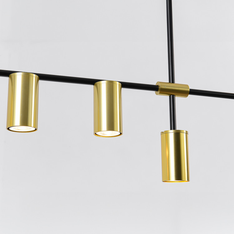 Lampa wisząca Arizona czarno - złota 6xGU10 - 14393