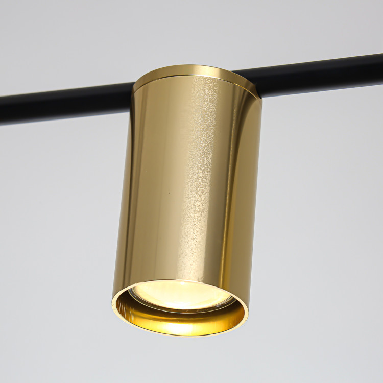 Lampa wisząca Arizona czarno - złota 9xGU10 - 14402
