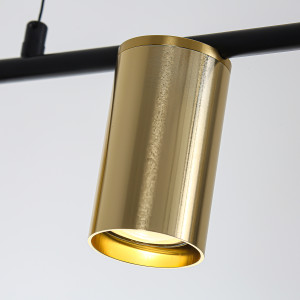 Lampa wisząca Arizona czarno - złota 9xGU10