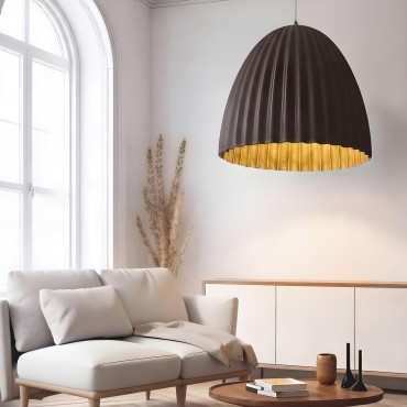 Lampa wisząca Elva 50 cm coffee