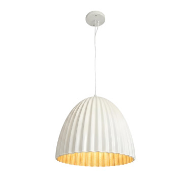 Lampa wisząca Elva 50 cm biały