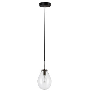 Lampa wisząca Fondi czarna 1xE14