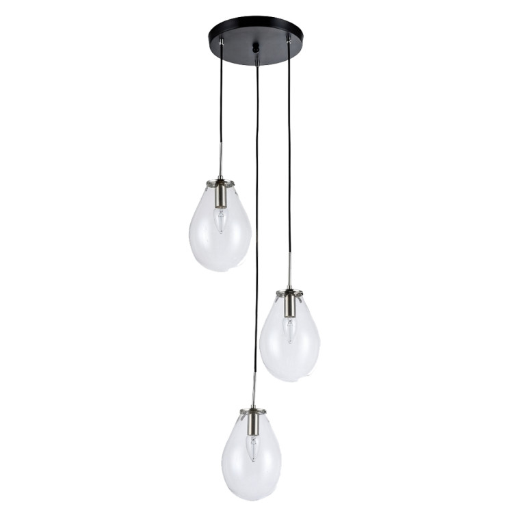 Lampa wisząca Fondi czarna 3xE14 - 14442