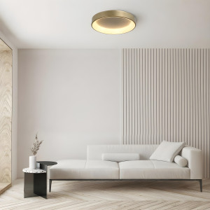 Plafon Georgia 60 cm złoty LED CCT