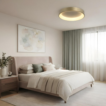 Plafon Georgia 60 cm złoty LED CCT