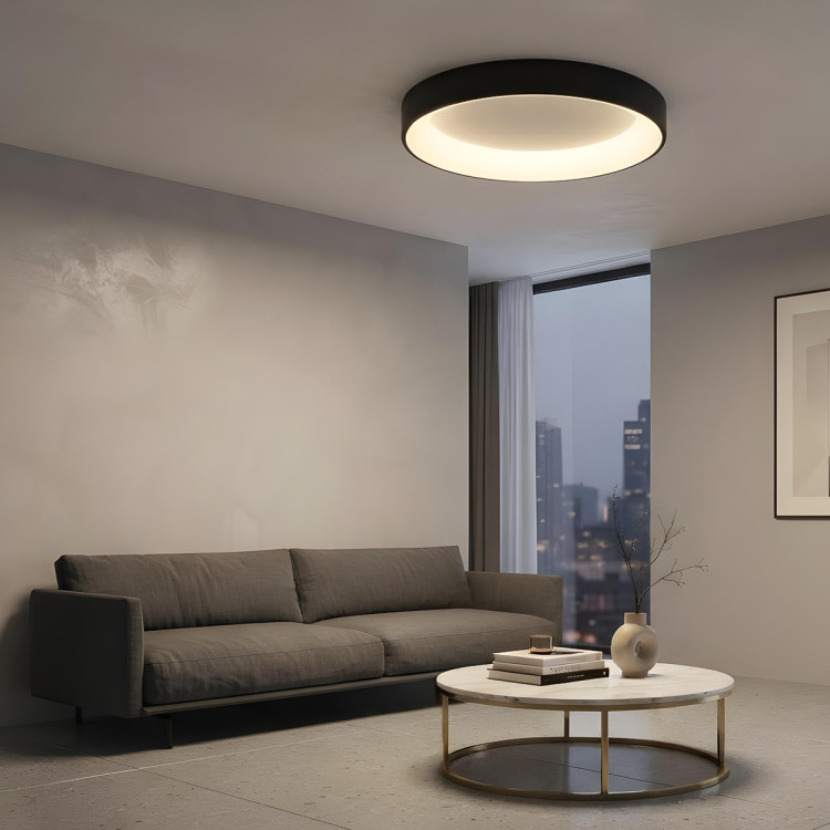 Plafon Georgia 60 cm czarny LED CCT - 14477