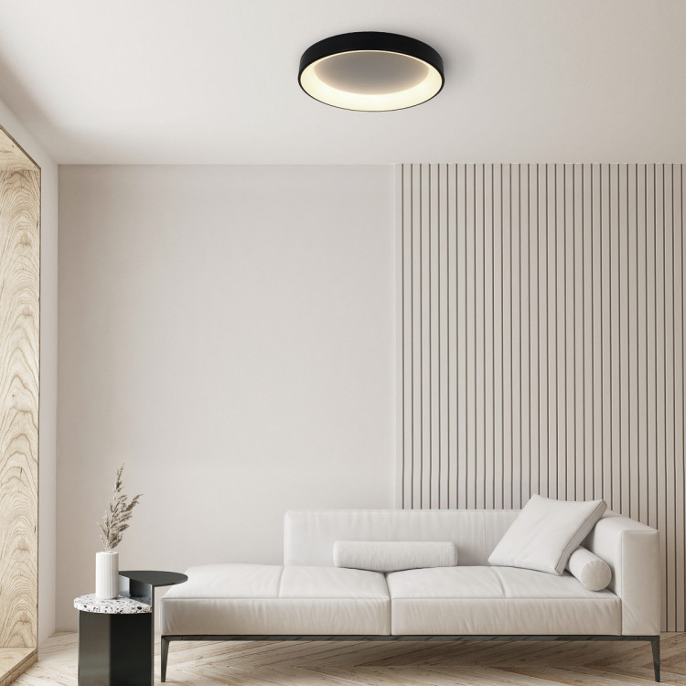 Plafon Georgia 60 cm czarny LED CCT - 14478