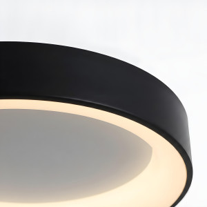 Plafon Georgia 60 cm czarny LED CCT