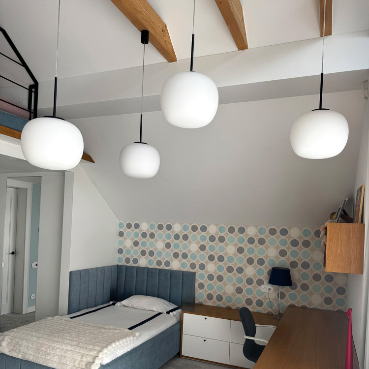 Lampa wisząca Jukon biała 1xE27 - 14491