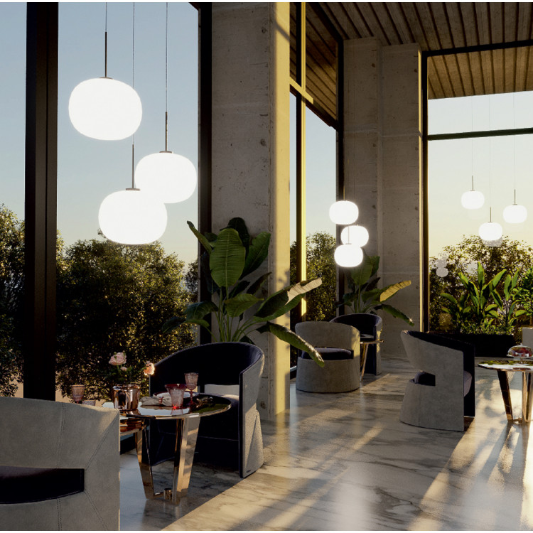Lampa wisząca Jukon biała 1xE27 - 14492